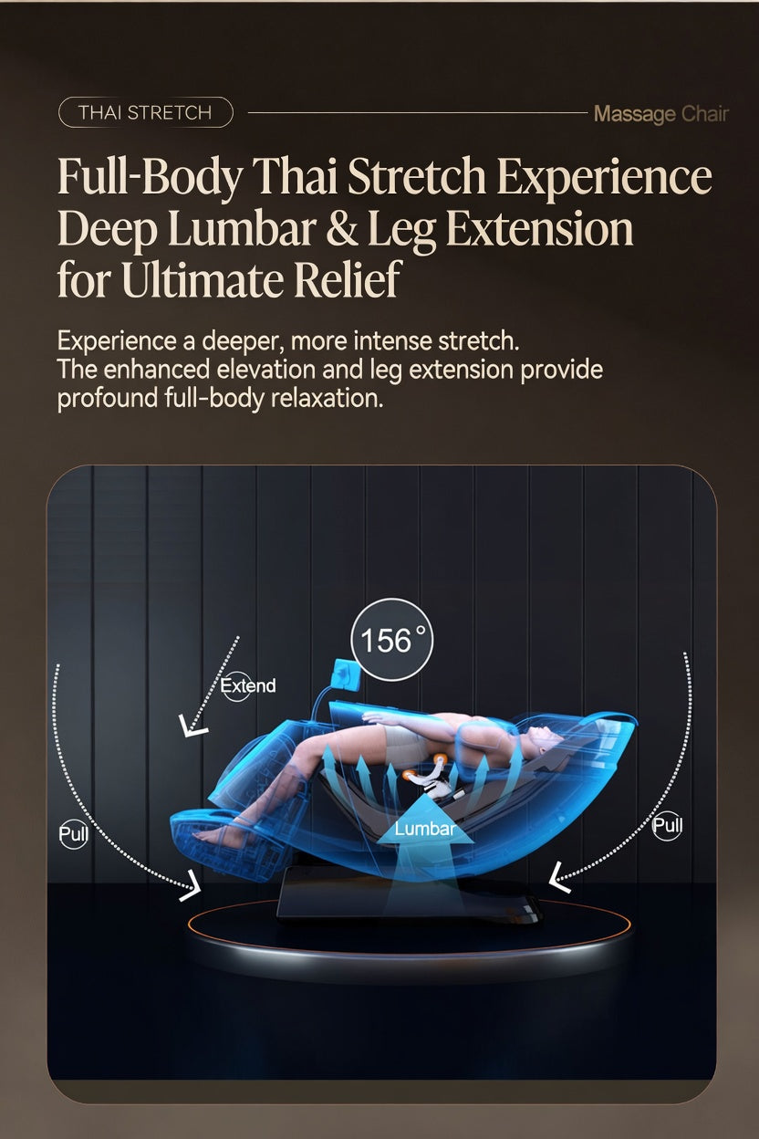 Luxury 4D Mechanical Hand Zero Gravity SL-Track Space Capsule Full-Body Smart Massage Chair 2026