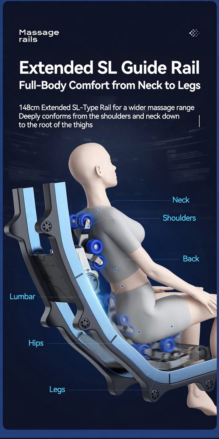 Smart 4D Dual-Track Zero Gravity Full Body Massage Chair – Intelligent Space Capsule 2026