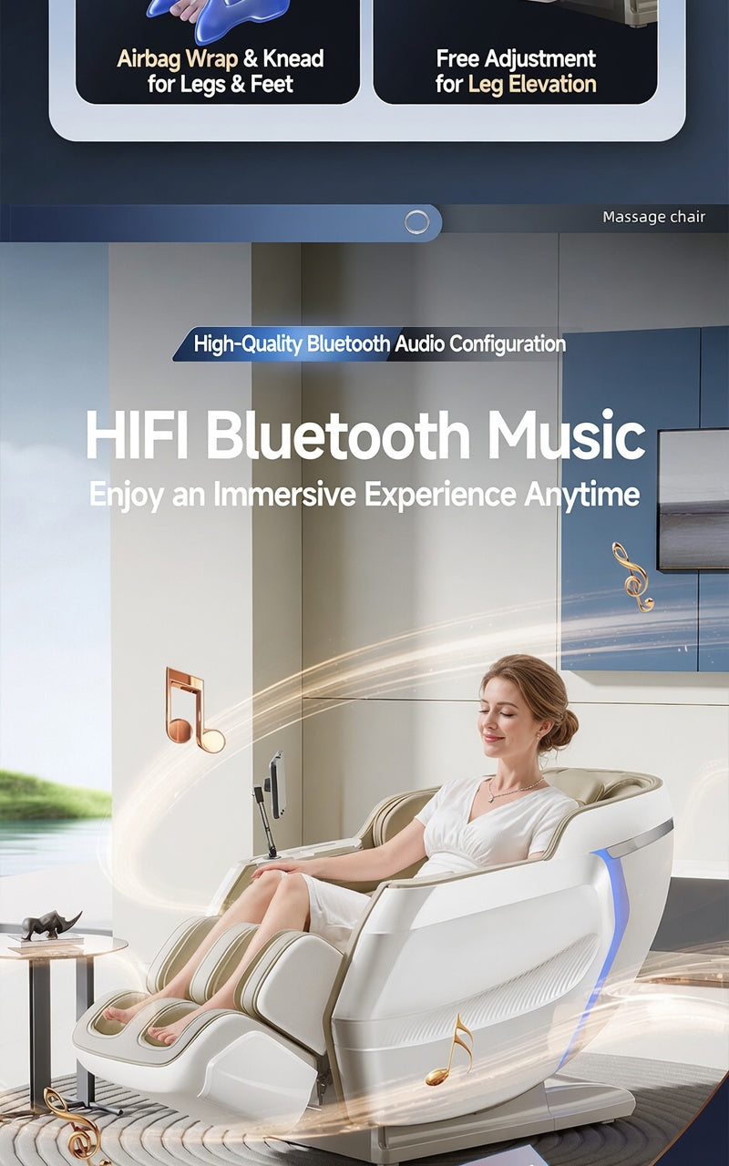 SL-Track Intelligent Zero-Gravity Space Capsule Multi-Functional Full-Body Electric Massage Chair 2026