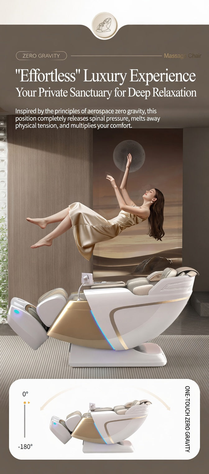 L50S 4D Dual-Core Full Body Massage Chair with SL-Track – Zero Gravity Space Capsule 2026