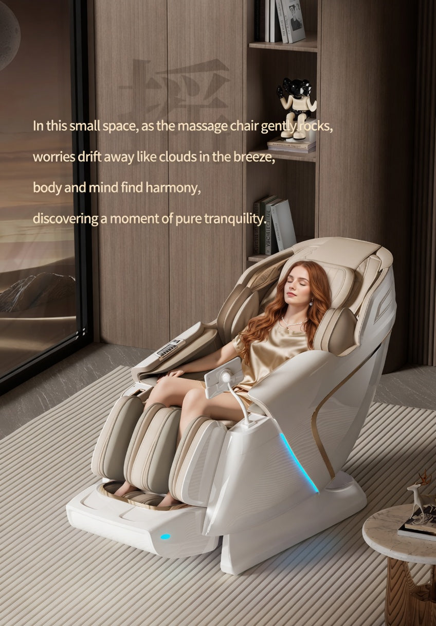 Luxury 4D Mechanical Hand Zero Gravity SL-Track Space Capsule Full-Body Smart Massage Chair 2026