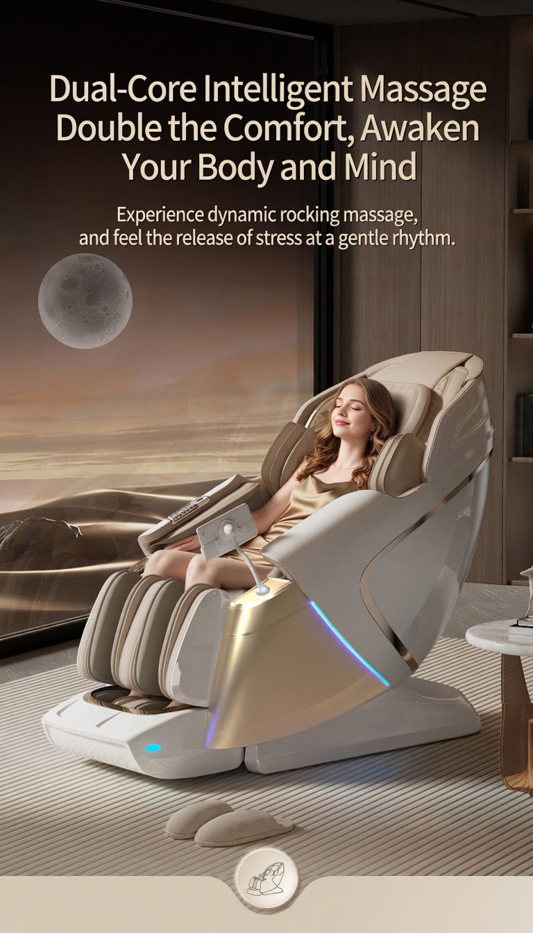 L50S 4D Dual-Core Full Body Massage Chair with SL-Track – Zero Gravity Space Capsule 2026