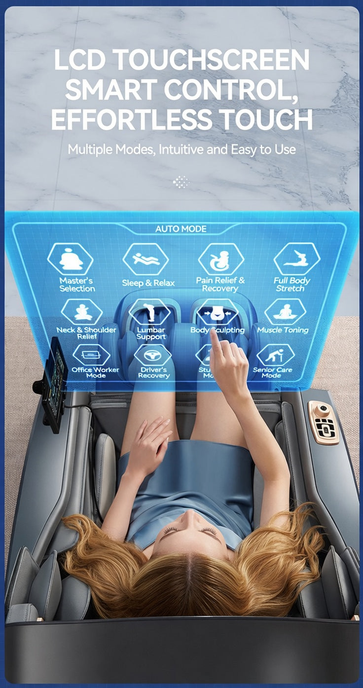 Smart 4D Dual-Track Zero Gravity Full Body Massage Chair – Intelligent Space Capsule 2026