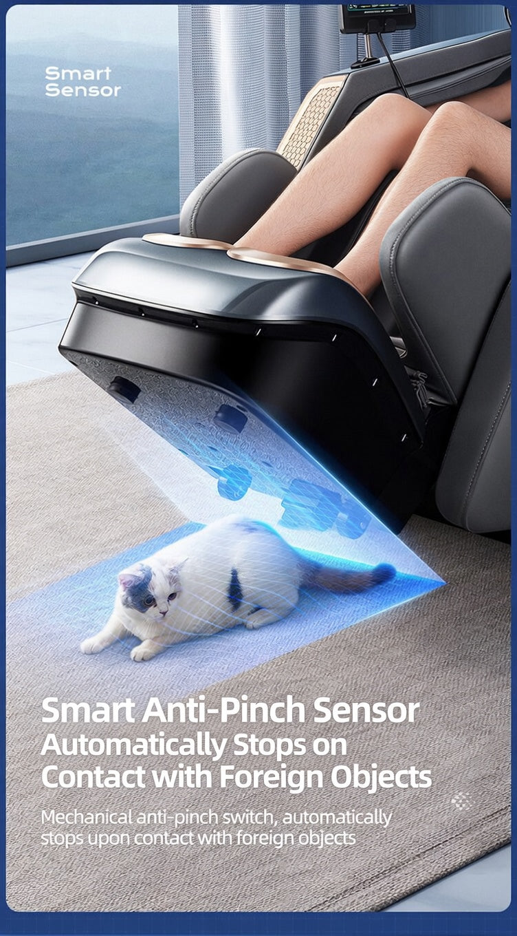 Smart 4D Dual-Track Zero Gravity Full Body Massage Chair – Intelligent Space Capsule 2026