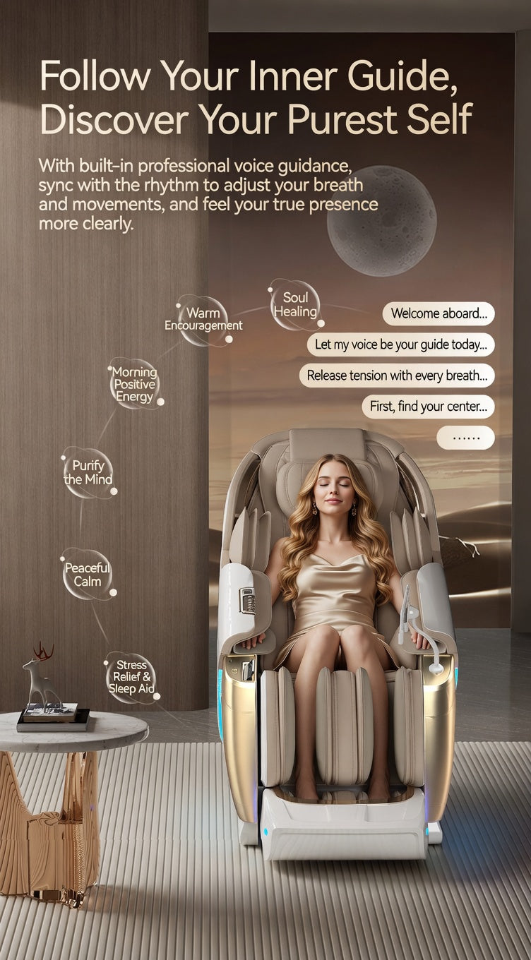 L50S 4D Dual-Core Full Body Massage Chair with SL-Track – Zero Gravity Space Capsule 2026