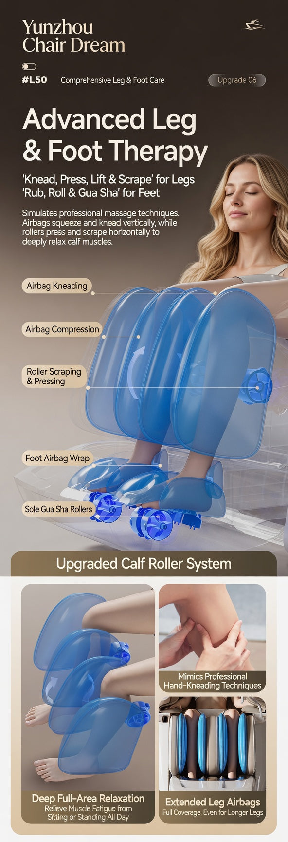 Luxury 4D Mechanical Hand Zero Gravity SL-Track Space Capsule Full-Body Smart Massage Chair 2026