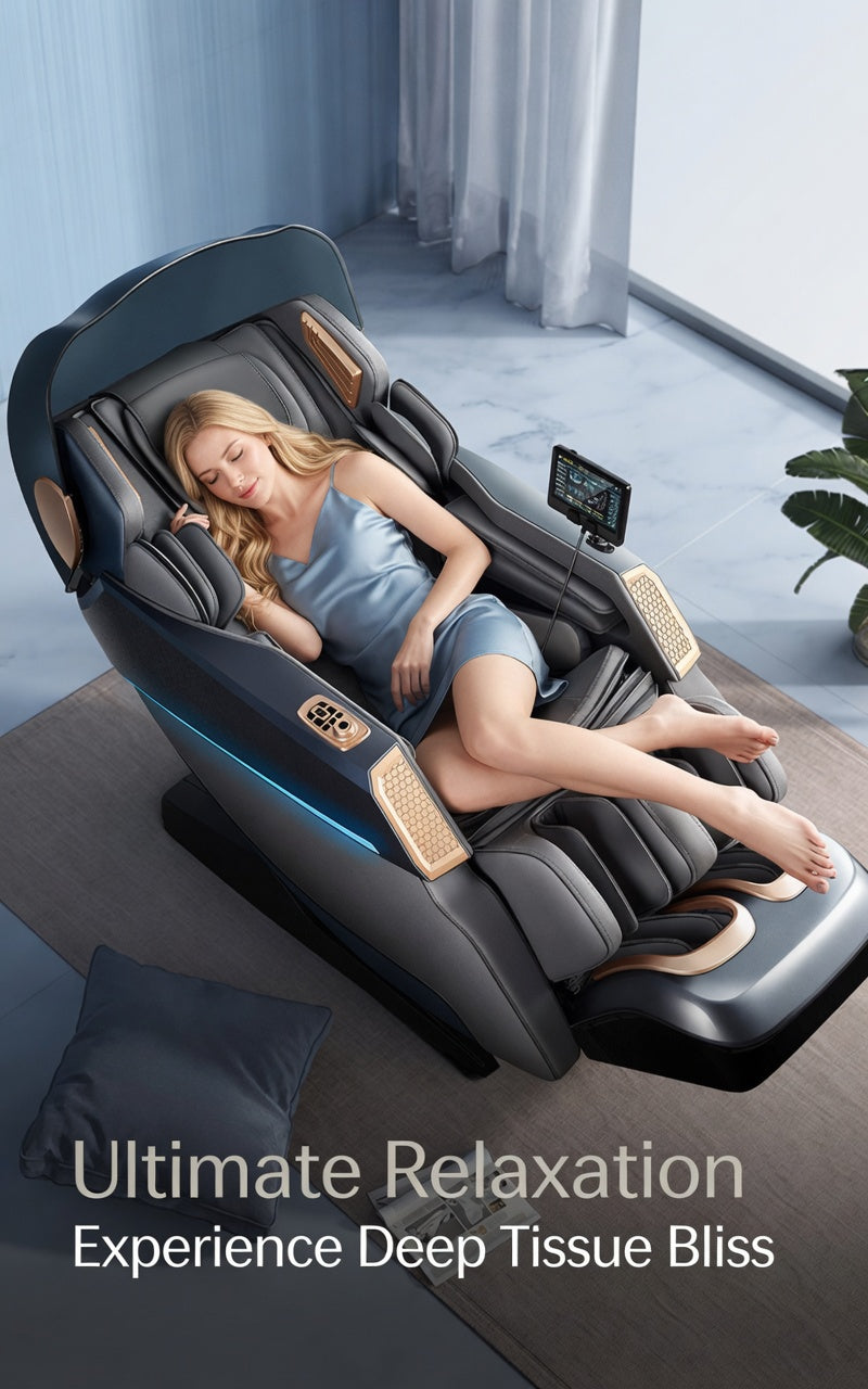 Smart 4D Dual-Track Zero Gravity Full Body Massage Chair – Intelligent Space Capsule 2026