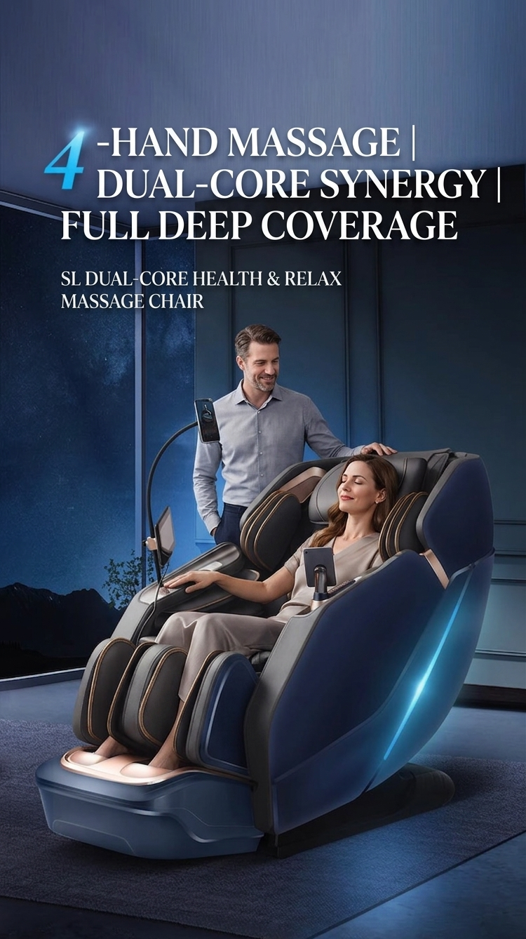 Premium 4D Intelligent Zero Gravity Space Capsule Full-Body Electric Massage Chair 2026