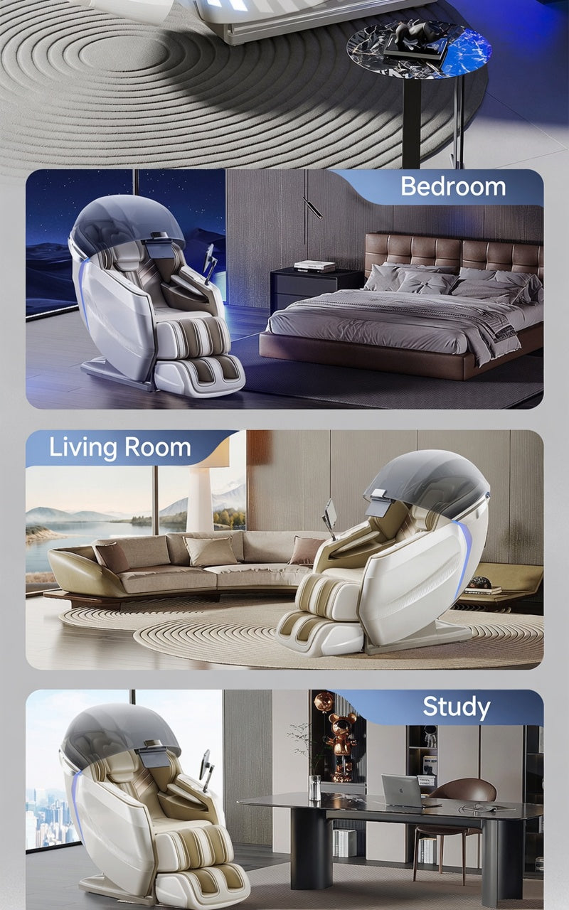 SL-Track Intelligent Zero-Gravity Space Capsule Multi-Functional Full-Body Electric Massage Chair 2026