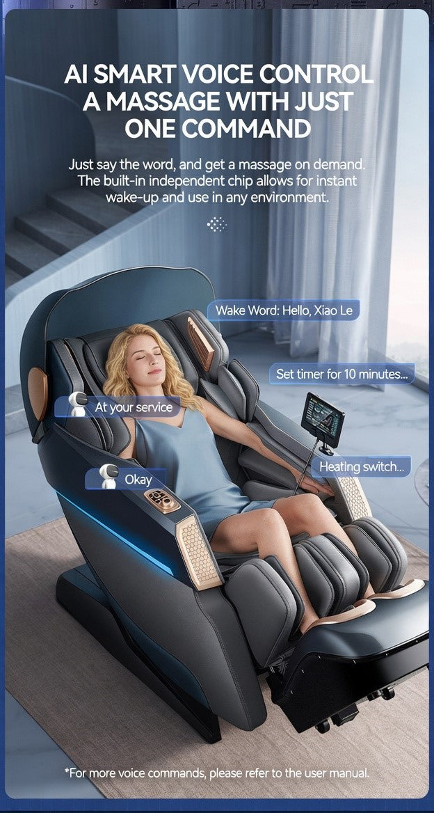 Smart 4D Dual-Track Zero Gravity Full Body Massage Chair – Intelligent Space Capsule 2026