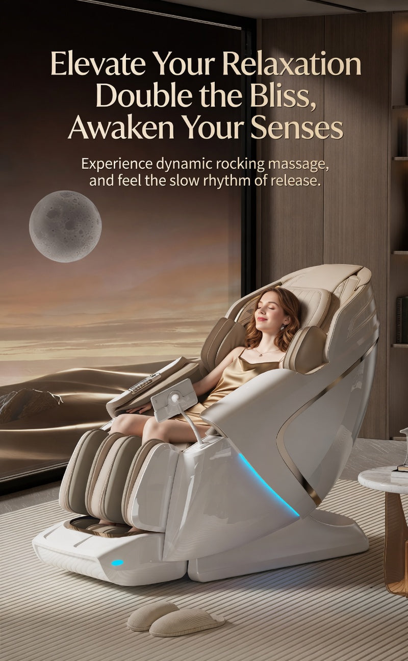 Luxury 4D Mechanical Hand Zero Gravity SL-Track Space Capsule Full-Body Smart Massage Chair 2026