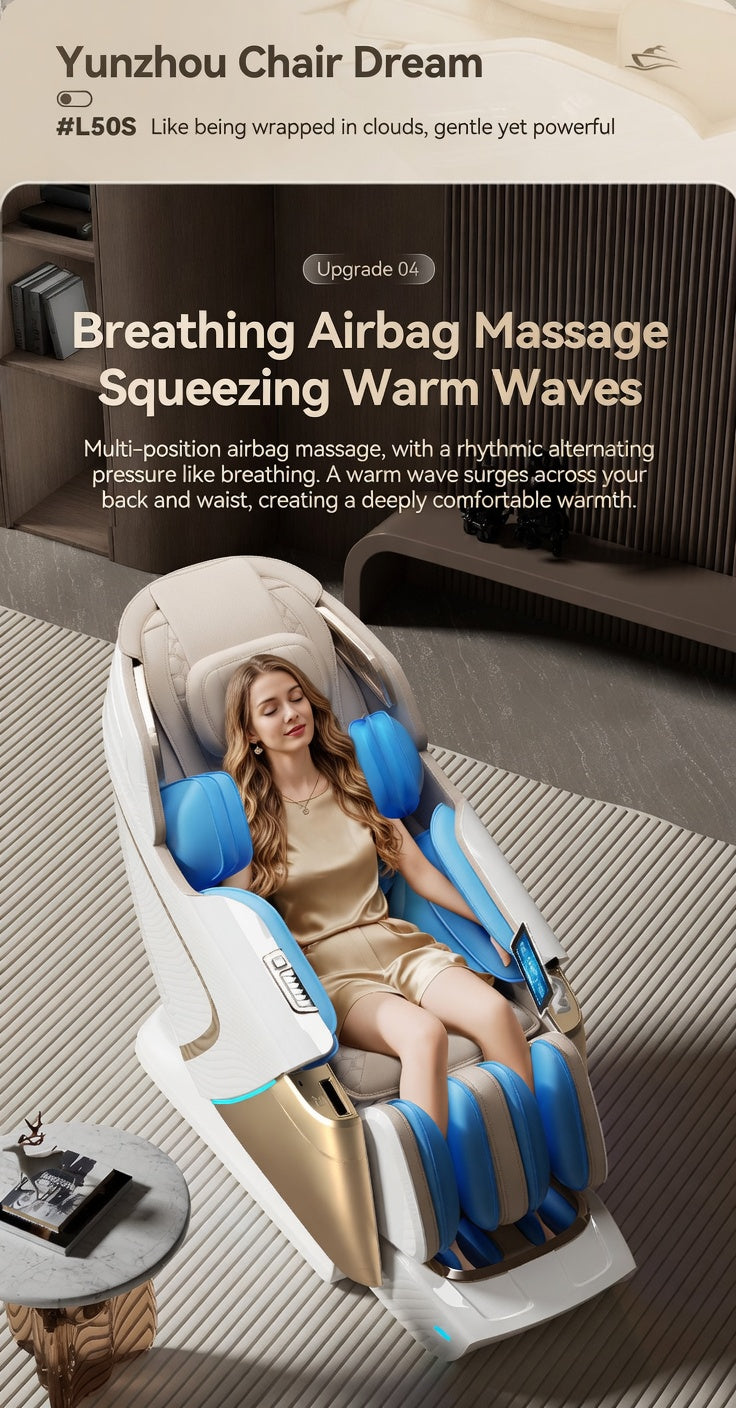 L50S 4D Dual-Core Full Body Massage Chair with SL-Track – Zero Gravity Space Capsule 2026