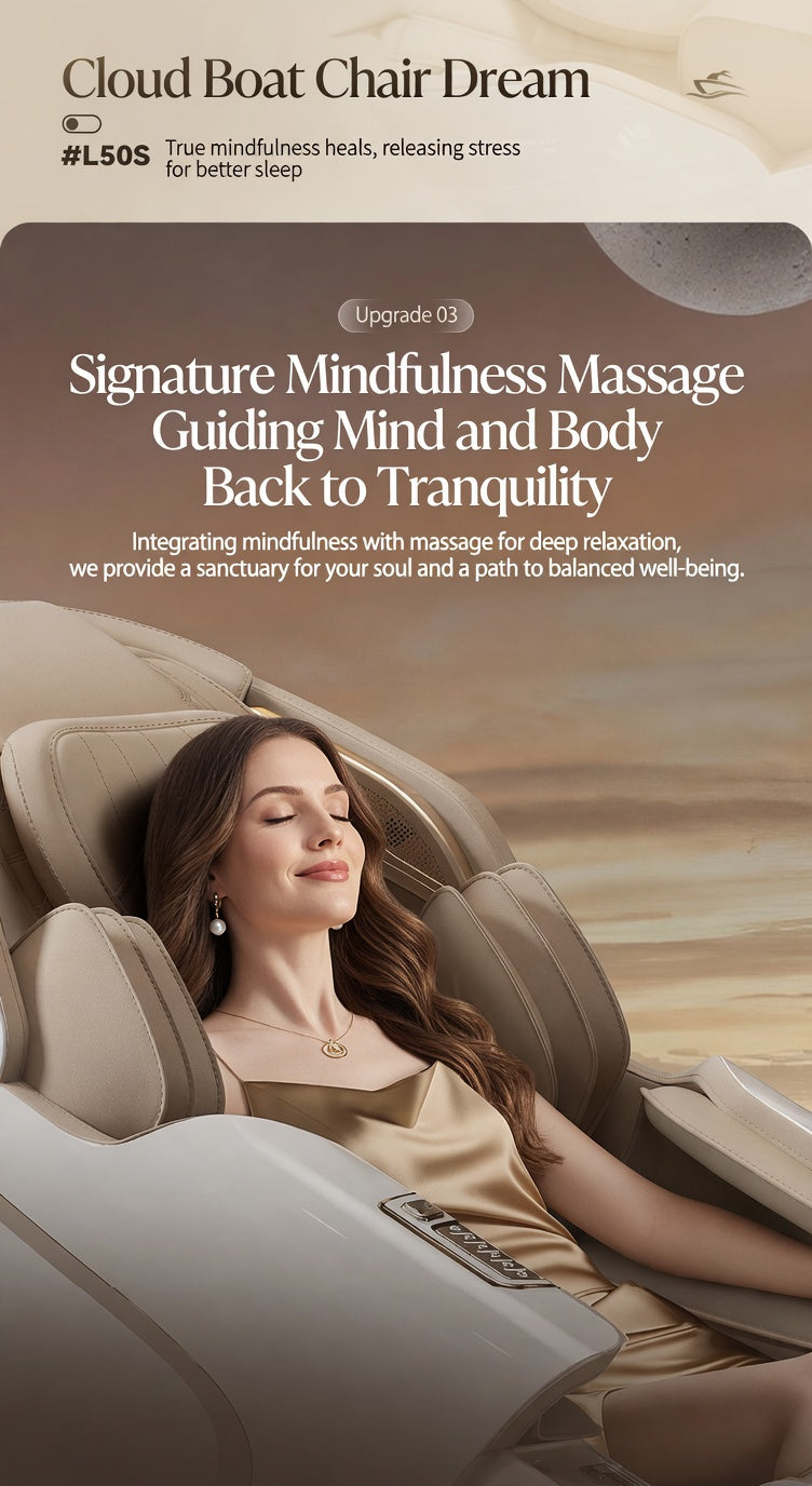 L50S 4D Dual-Core Full Body Massage Chair with SL-Track – Zero Gravity Space Capsule 2026