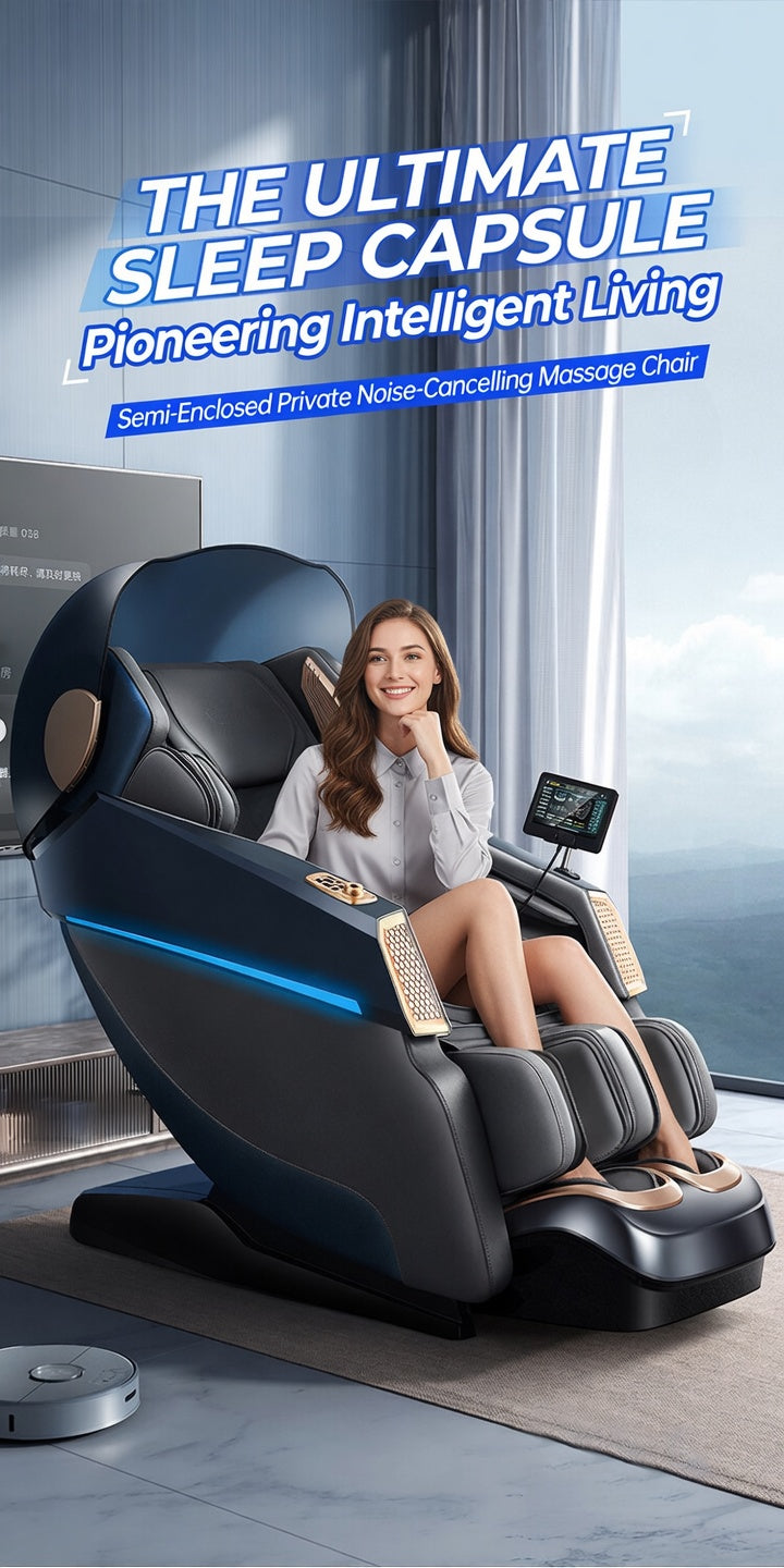 Smart 4D Dual-Track Zero Gravity Full Body Massage Chair – Intelligent Space Capsule 2026