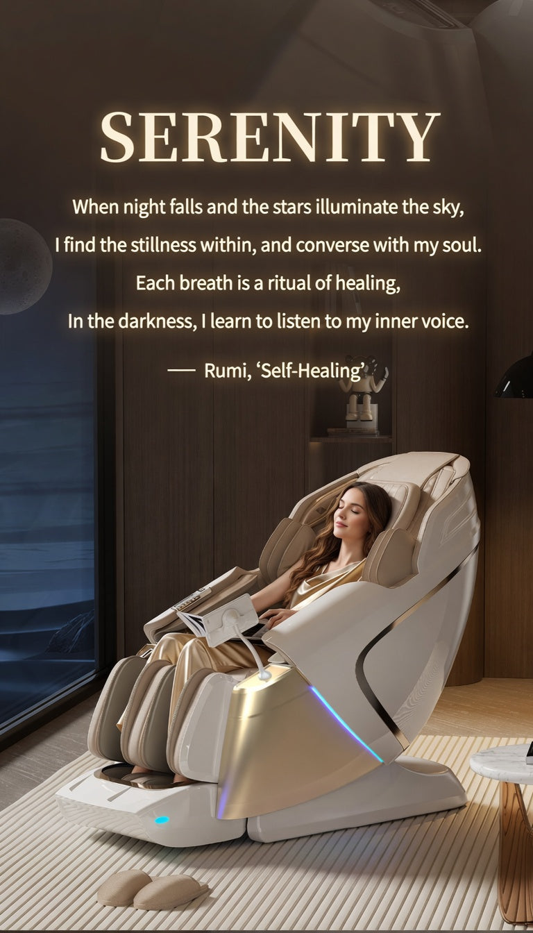 L50S 4D Dual-Core Full Body Massage Chair with SL-Track – Zero Gravity Space Capsule 2026