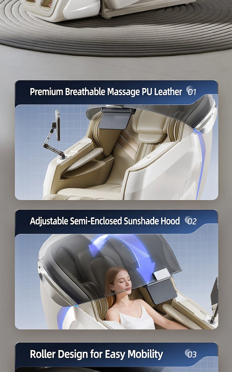 SL-Track Intelligent Zero-Gravity Space Capsule Multi-Functional Full-Body Electric Massage Chair 2026