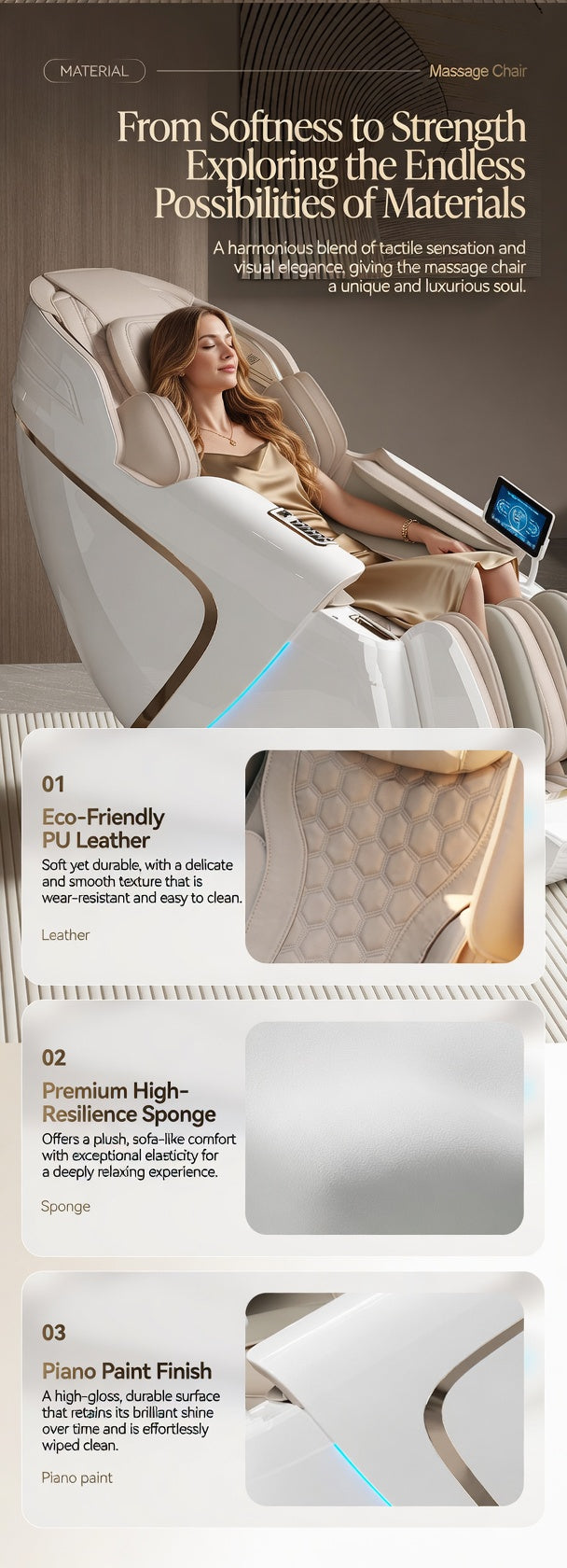 Luxury 4D Mechanical Hand Zero Gravity SL-Track Space Capsule Full-Body Smart Massage Chair 2026