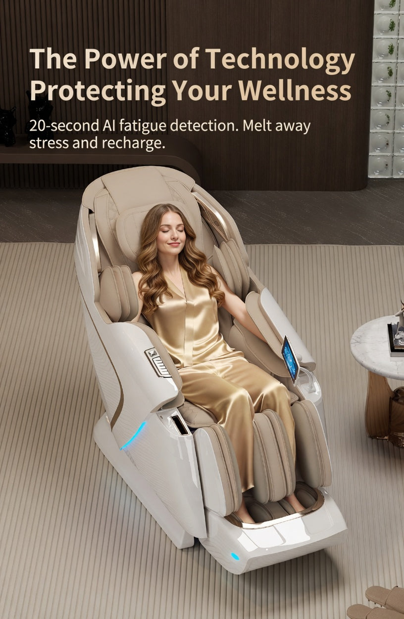 Luxury 4D Mechanical Hand Zero Gravity SL-Track Space Capsule Full-Body Smart Massage Chair 2026