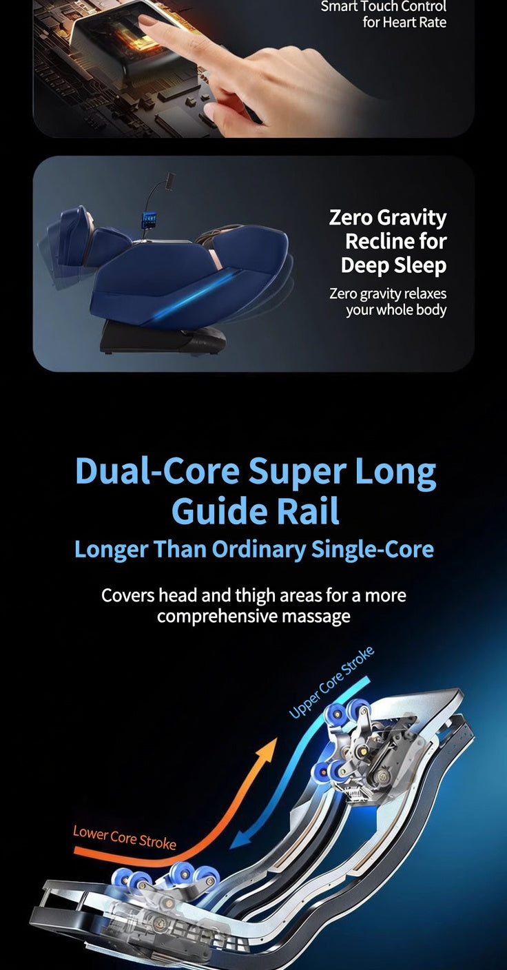 Premium 4D Intelligent Zero Gravity Space Capsule Full-Body Electric Massage Chair 2026