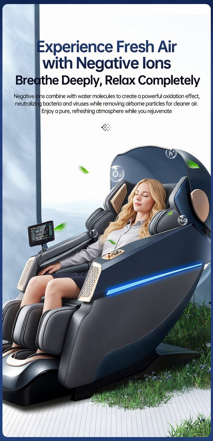Smart 4D Dual-Track Zero Gravity Full Body Massage Chair – Intelligent Space Capsule 2026
