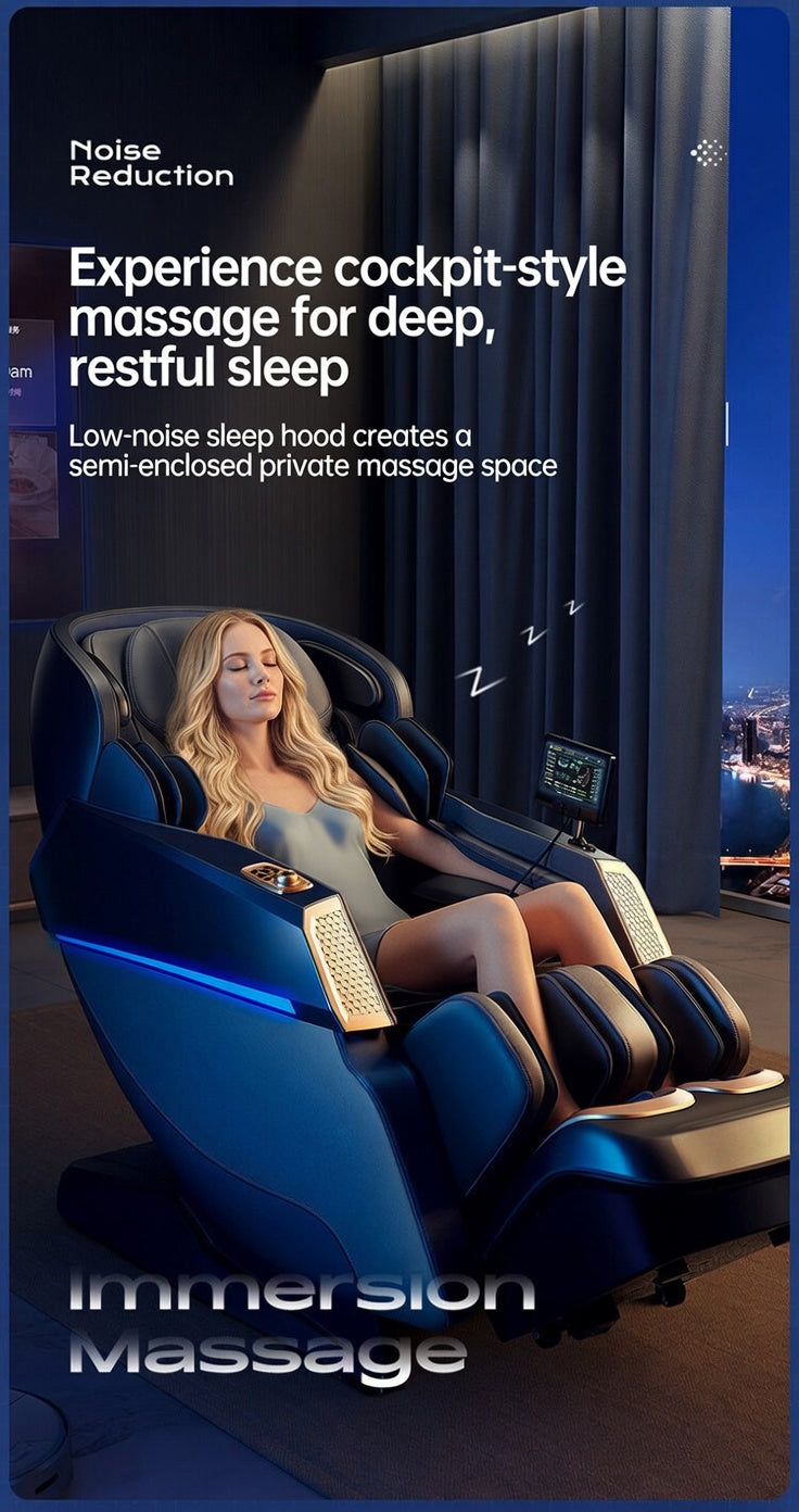 Smart 4D Dual-Track Zero Gravity Full Body Massage Chair – Intelligent Space Capsule 2026