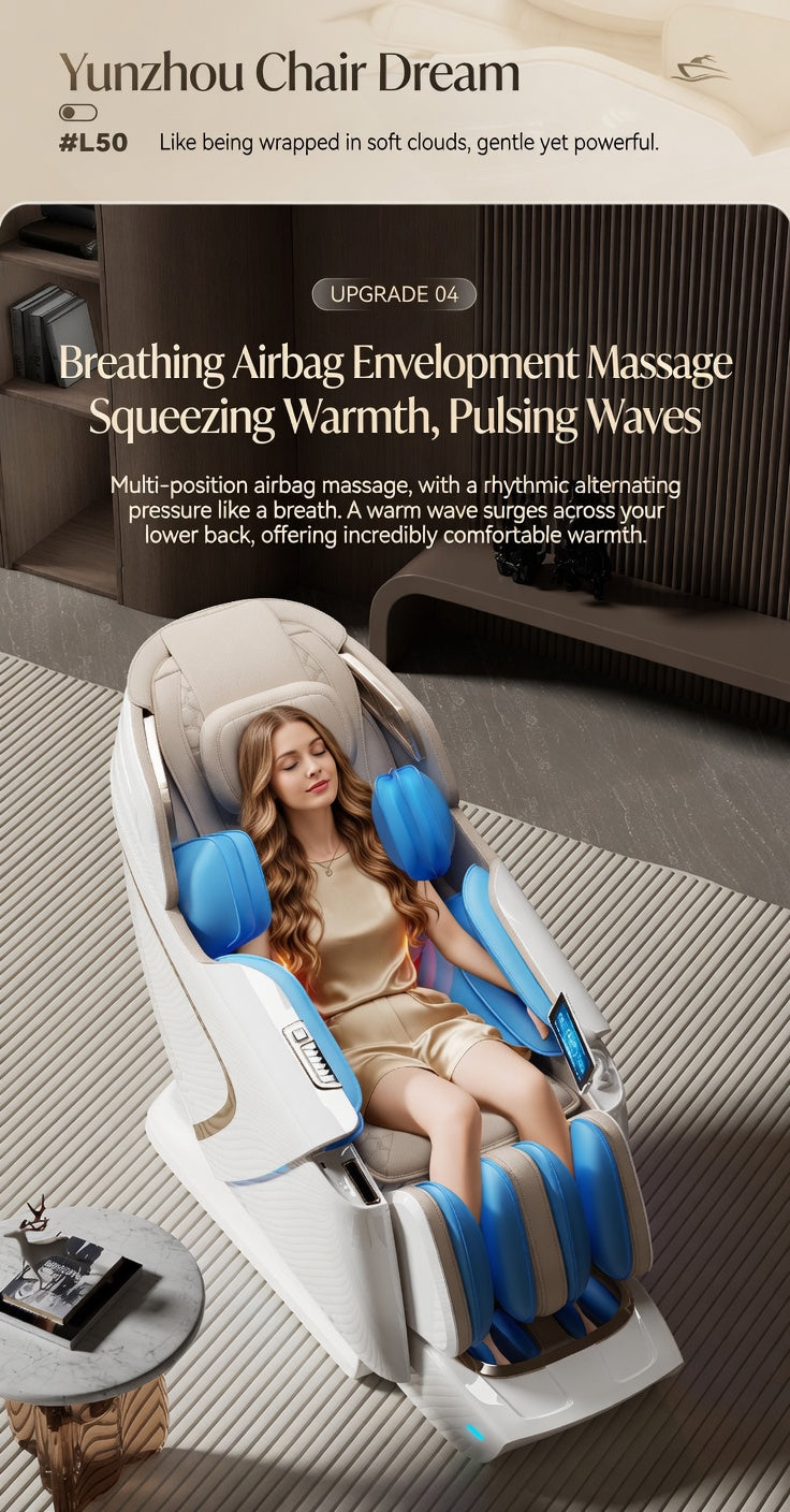 Luxury 4D Mechanical Hand Zero Gravity SL-Track Space Capsule Full-Body Smart Massage Chair 2026