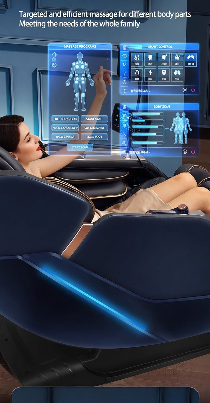 Premium 4D Intelligent Zero Gravity Space Capsule Full-Body Electric Massage Chair 2026